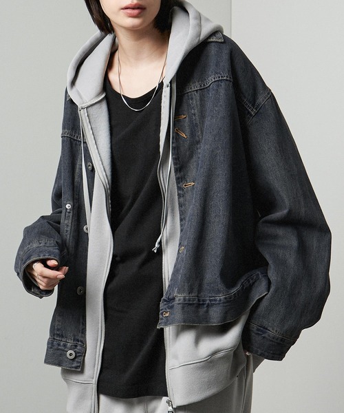 Alfred Alex」 デニムジャケット M ブルー メンズ : ZOZOTOWN Yahoo!店 