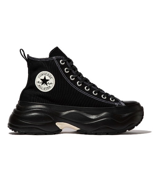 国内配送 CONVERSE LEATHER ALL STAR (R) SURGETRAINER HI BLACK CONVERSE スニーカー ALL STAR (R) SURGETRAINER HI(コンバース