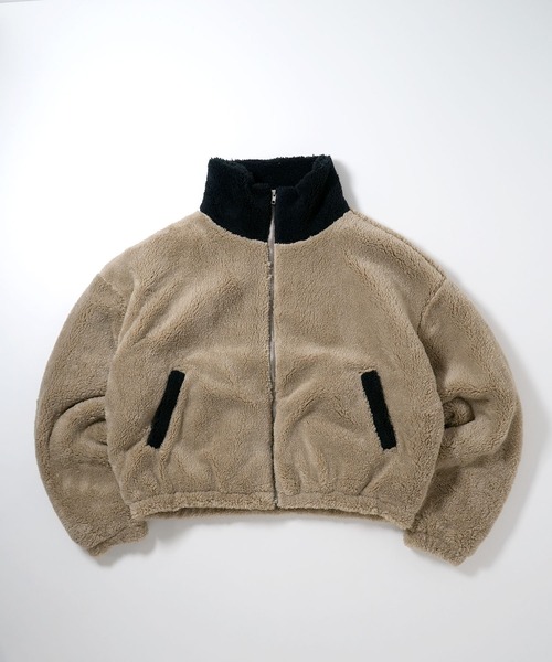 HALHAM（ハルハム） ブルゾン アウター shaggy fleece short blouson 