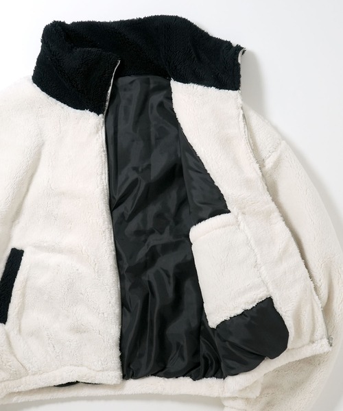 HALHAM（ハルハム） ブルゾン アウター shaggy fleece short blouson