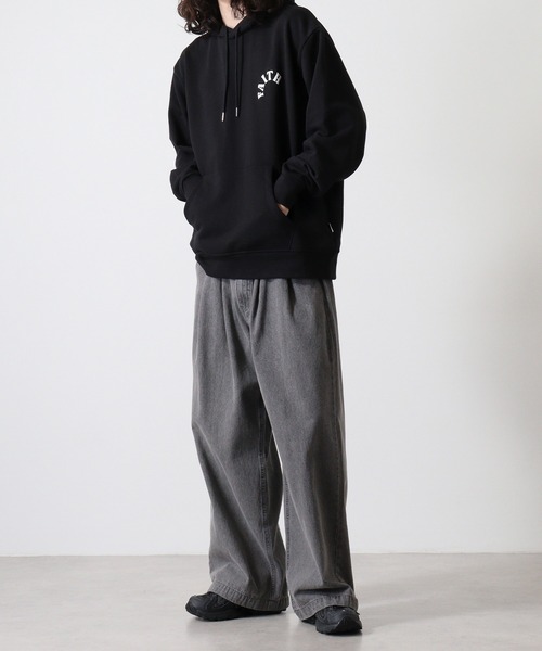 inthe  attic hommeのパーカー式ダッフルコート（LL) A.T.C in the attic homme スマホショルダー パーカー A.T，C in the