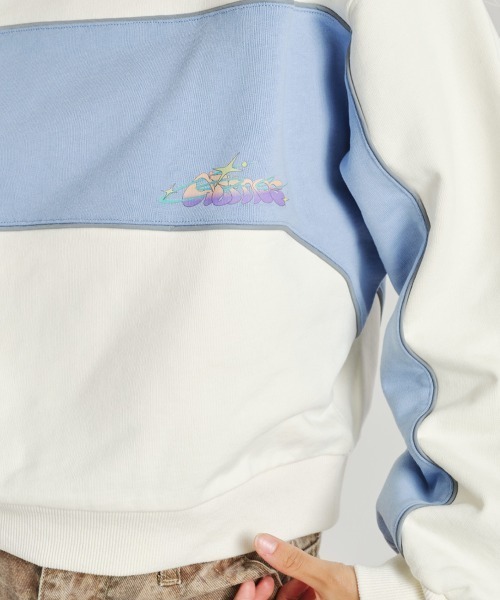 トレーナー スウェット atmos pink Reflector Line Sweatshirt / アトモス ピンク リフレクター ライン スウエッ atmos girls トレーナー スウェット pink Reflector Line