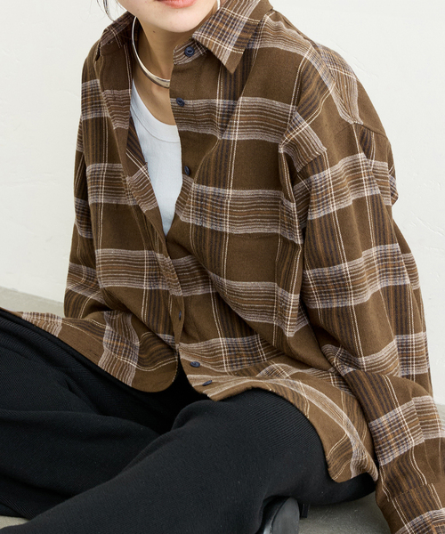journal standard Lux/チェックシャツ JOURNAL STANDARD ブラウス シャツ ネルチェックシャツ