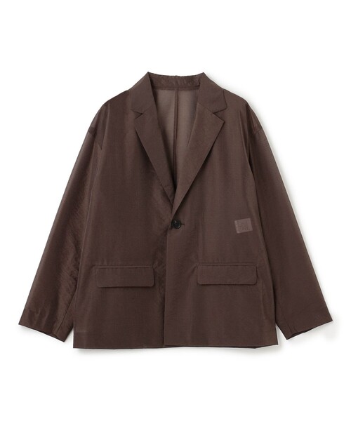 uncrave ジャケット uncrave コート アウター シアーオーガンジーシャツジャケット
