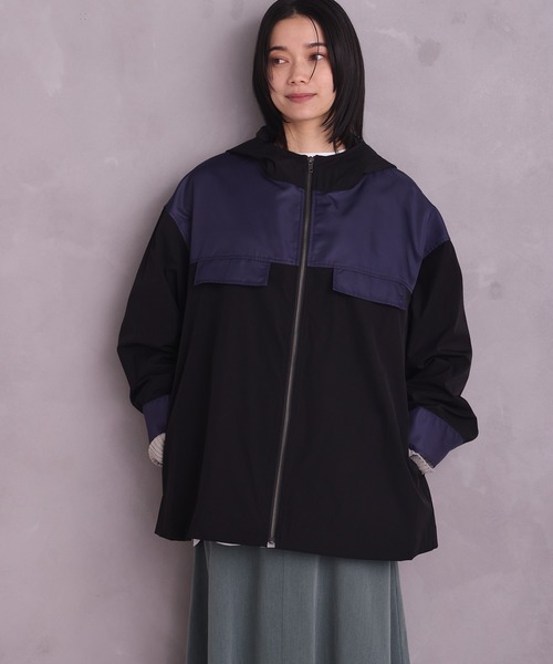 トゥービーシック　LIMONTA　マウンテンパーカー　ビジュー　40　L　黒 SHIPS 「SHIPS」 「LIMONTA」マウンテンパーカー ONE SIZE