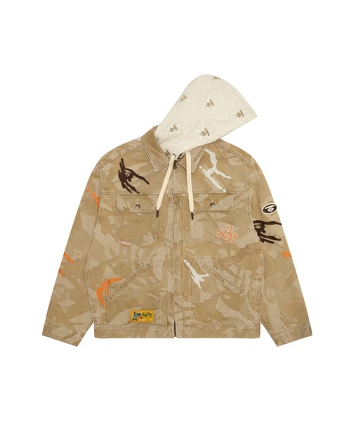 Aape デニムジャケット (XL) AAPE BY *A BATHING APE® デニムジャケット | ブルー | FARFETCH JP