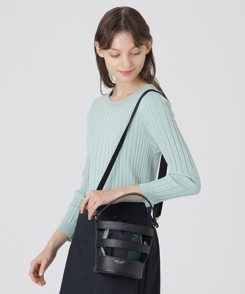 【美品】BLUE LABEL CRESTBRIDGE 巾着 ショルダーバッグ ✨️極美品✨️ ブルーレーベル クリストブリッジ 巾着