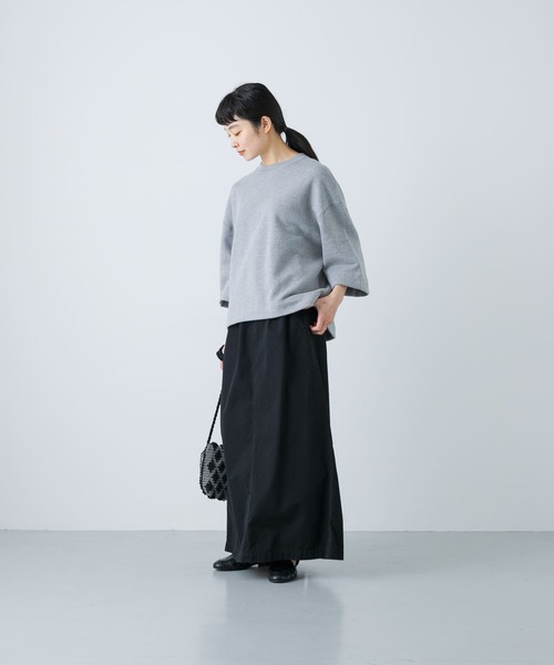 かぐれ　コットンストレートスカート　美品 かぐれ スカート 「2サイズ展開」コットンストレートスカート