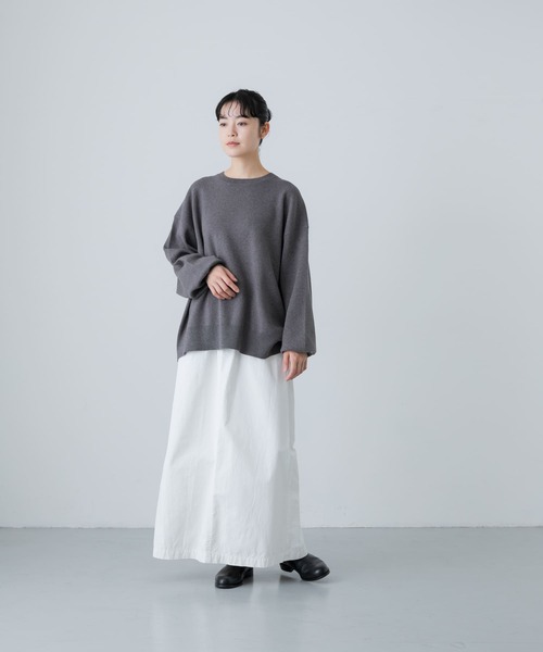 かぐれ スカート 「2サイズ展開」コットンストレートスカート