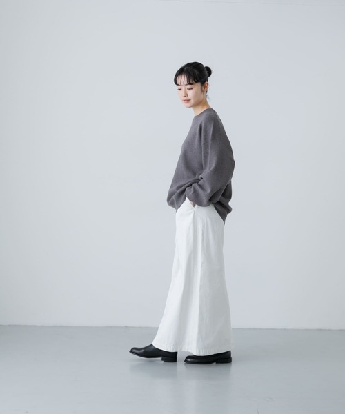 かぐれ　コットン　ストレートスカート　ロングスカート かぐれ スカート 「2サイズ展開」コットンストレートスカート