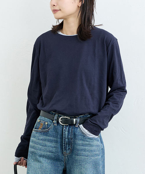 tシャツ 「追加3」クルーネックシアーロングTシャツ レディース JOURNAL STANDARD tシャツ 「追加3」クルーネックシアーロングT