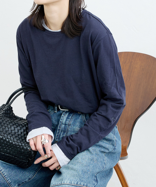 tシャツ 「追加3」クルーネックシアーロングTシャツ レディース JOURNAL STANDARD tシャツ 「追加3」クルーネックシアーロングT
