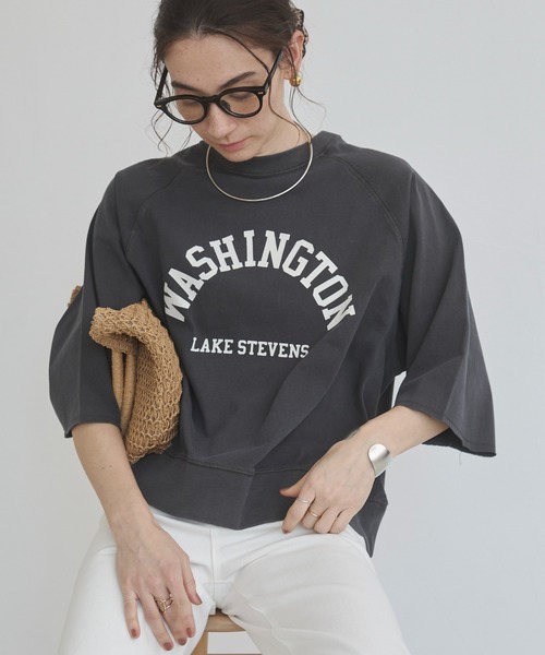 ハーフスリーブロゴTEE FRAMeWORK tシャツ 「WEB限定 / 追加」ハーフスリーブロゴTEE 2