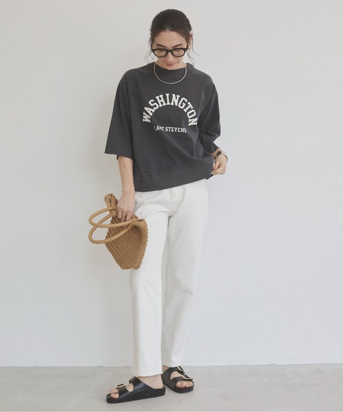 tシャツ 「一部カラーWEB限定 / 追加」NEWハーフスリーブロゴTEE レディース FRAMeWORK tシャツ 「WEB限定 / 追加」ハーフスリーブロゴTEE 2