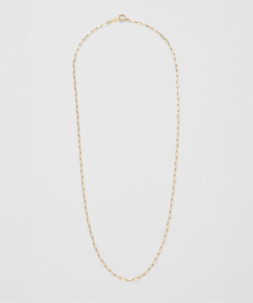 Jewel closet by L&Co. ネックレス K10 ぺーパークリップ チェーン