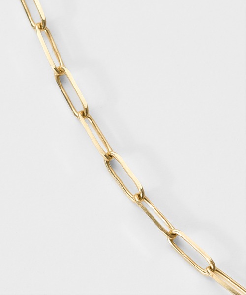 Jewel closet by L&Co. ネックレス K10 ぺーパークリップ チェーン