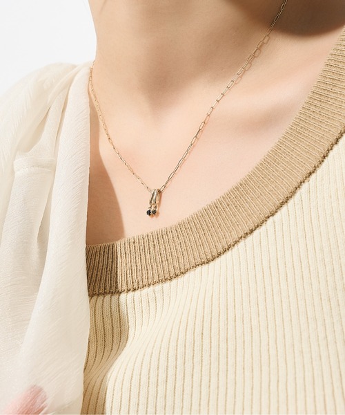 【Jewel closet byL&Co.】K10スクリューチェーン ネックレス Jewel closet by L&Co. ネックレス K10 ぺーパークリップ チェーン