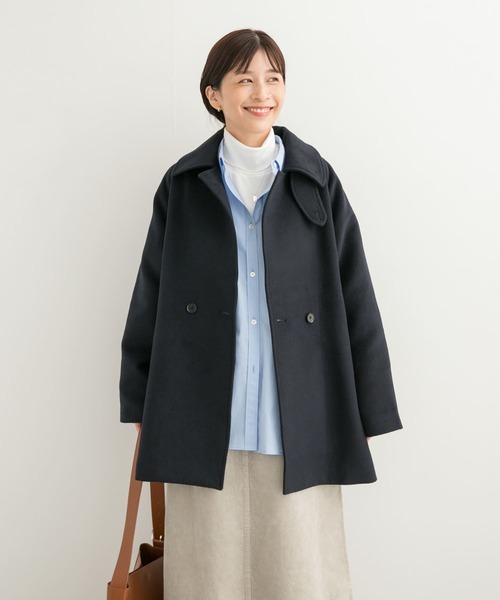 未使用！URBAN RESEARCH DOORS 2WAYコート ネイビー 38 アーバンリサーチ ドアーズ URBAN RESEARCH DOORS 『UR TECH』ミドル丈