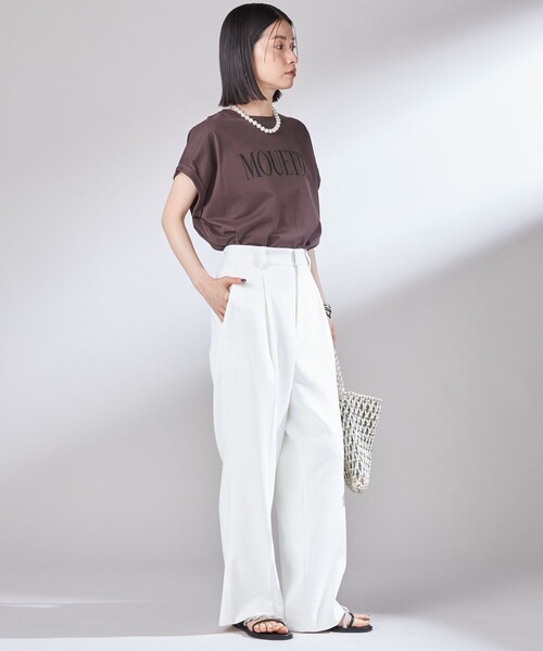 SHIPS tシャツ 「洗濯機可能」プラチナ ヴェール TEE レディース