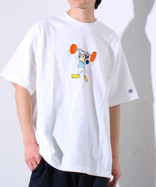 スポーツ選手 Mickey DISCUS ATHLETIC tシャツ 「MICKEY×DISCUS ATHLETIC」コラボ