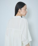 ブラウス シャツ サラキレポンチョチュニックS...の詳細画像3