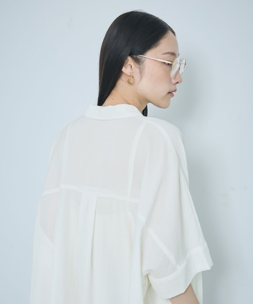 ブラウス シャツ サラキレポンチョチュニックSS　290265 レディースの画像