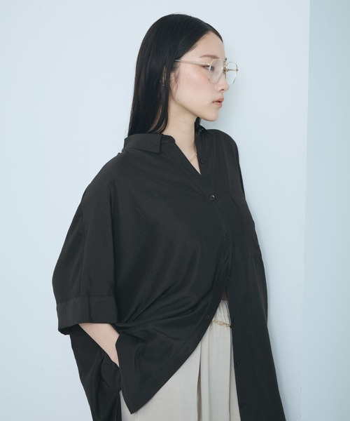 ブラウス シャツ サラキレポンチョチュニックSS　290265 レディースの画像
