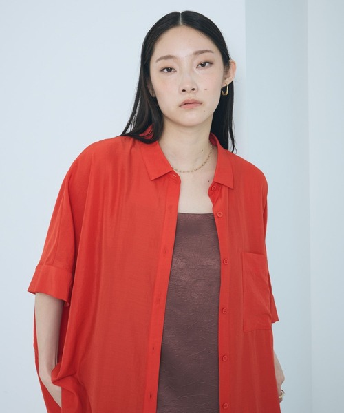 ブラウス シャツ サラキレポンチョチュニックSS　290265 レディースの画像
