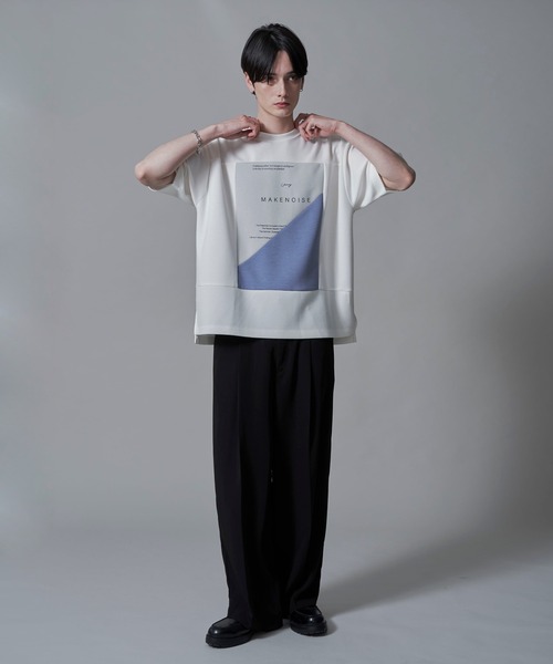 シャルボン　Tシャツ　チャコール SHINING STAR DRY BIG T-SHIRTS