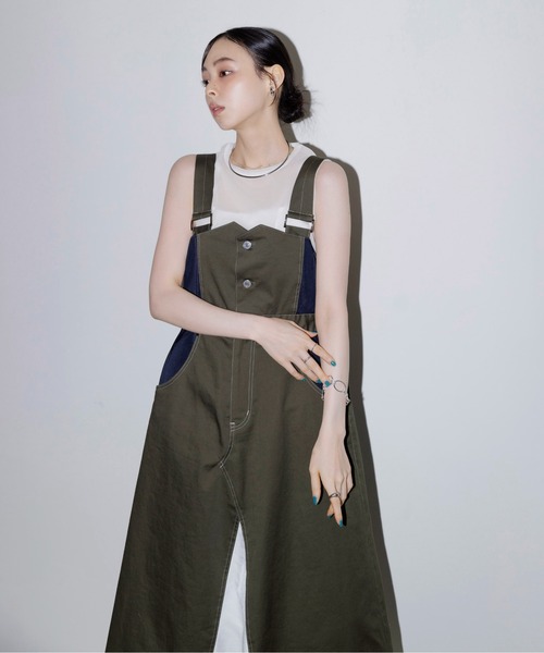 Eimee Law（エイミーロウ） ジャンパースカート リメイク風ミリタリー