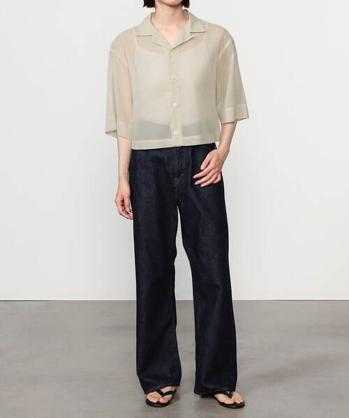 「nicholson and nicholson」 半袖ブラウス 38 ブラック レディース nicolson&nicolson ブラウス シャツ nicholson ＆ | 「別注