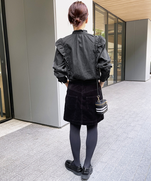 Spick＆Span 「Spick & Span」 長袖ブラウス FREE ブラック