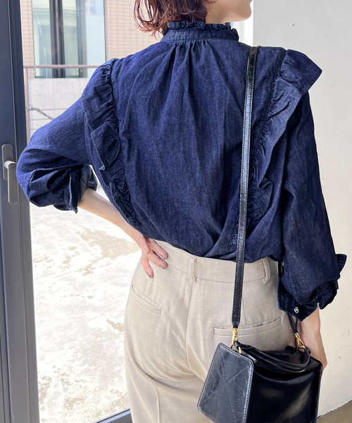 「Spick & Span」 長袖ブラウス FREE ブラック レディース Spick＆Span 「Spick & Span」 長袖ブラウス FREE ブラック