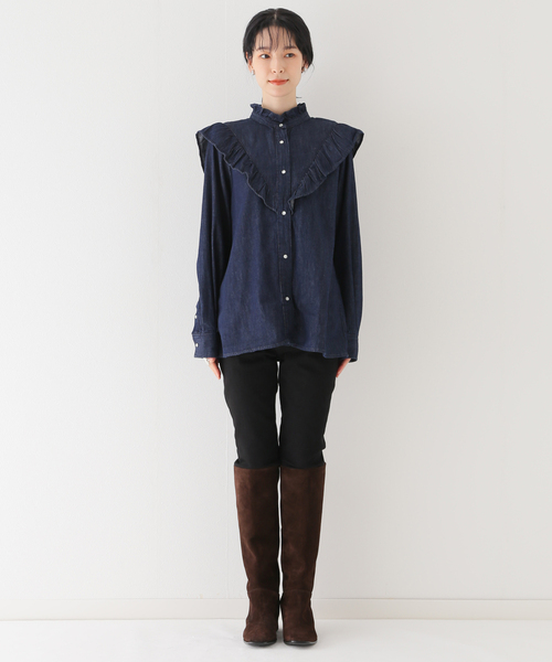 「Spick & Span」 長袖ブラウス FREE ブラック レディース Spick＆Span 「Spick & Span」 長袖ブラウス FREE ブラック