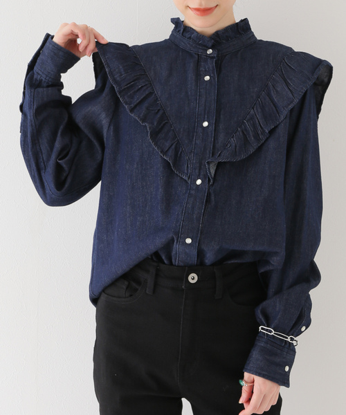 「Spick & Span」 長袖ブラウス FREE ブラック レディース Spick＆Span 「Spick & Span」 長袖ブラウス FREE ブラック