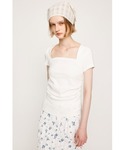 tシャツ 半袖 SQUARE NECK CUT...の詳細画像3