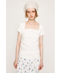tシャツ 半袖 SQUARE NECK CUT...の詳細画像4