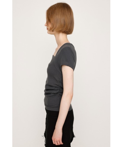SLY tシャツ SQUARE NECK CUT TOPS スクエアネック カット