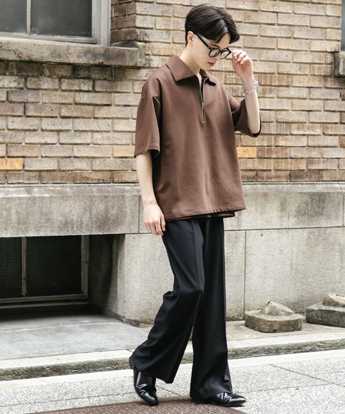 SENSE OF PLACE by URBAN RESEARCH パンツ ドレープフレアスラックス