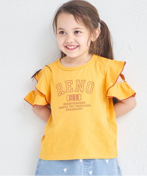 ショルダー配色Tシャツ autumn/set] 配色レイヤードワンショルダーTシャツセット (3color