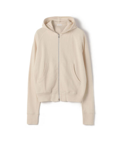 「GALERIE VIE」 ジップアップパーカー S ベージュ レディース