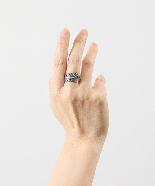 HARIM ハリム フェザーリング フェザー 指輪 楽天市場】HARIM ハリム 【 HARIM FEATHER RING 2 (BK