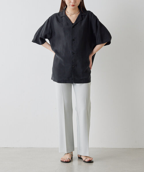 【未使用品】ドローイングナンバーズ　ダブルクロスドロストソフトフレアパンツ Drawing Numbers パンツ 「Drawing Numbers」ダブルクロス