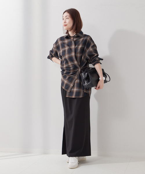 journal standard L'essage ブラウス シャツ チェックシャツ