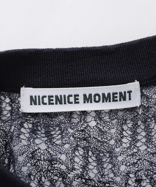 IENA tシャツ NICENICE MOMENT/ナイスナイスモーメント LACE