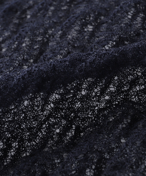 tシャツ NICENICE MOMENT/ナイスナイスモーメント LACE KNIT TOP カットソー NNM1-25SS-004 レディース NICENICE MOMENT/ナイスナイスモーメント LACE KNIT TOP
