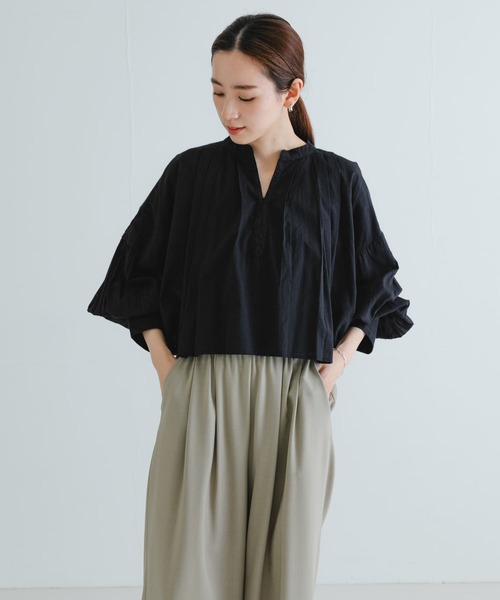 「URBAN RESEARCH」 長袖ブラウス FREE ブラック レディース