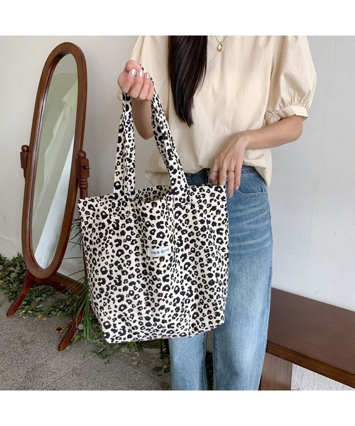 ショルダーバッグ バッグ ヒョウ柄 トートバッグ レディース