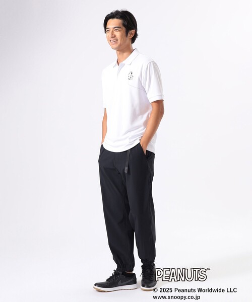 BEAMS GOLF ポロシャツ 「MEN」PEANUTS スヌーピー PLUNK