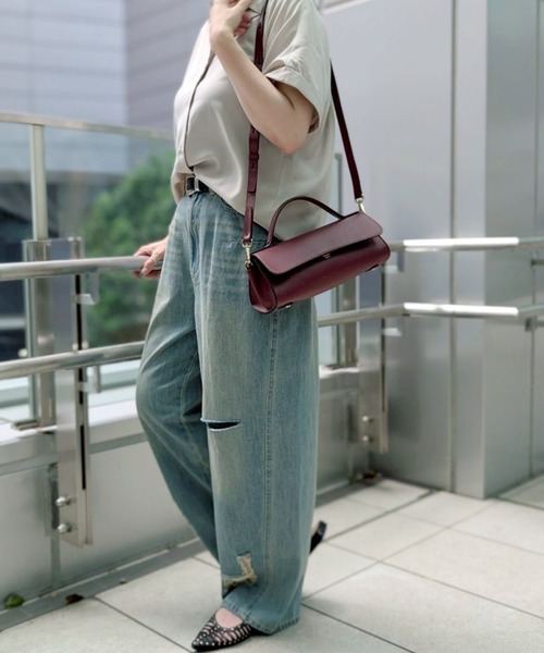 Scrap Book ショルダーバッグ バッグ 「LORISTELLA」横長